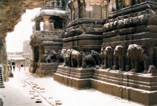 Храм Кайласанатха. Автор: Vu2sga, wikimedia.org