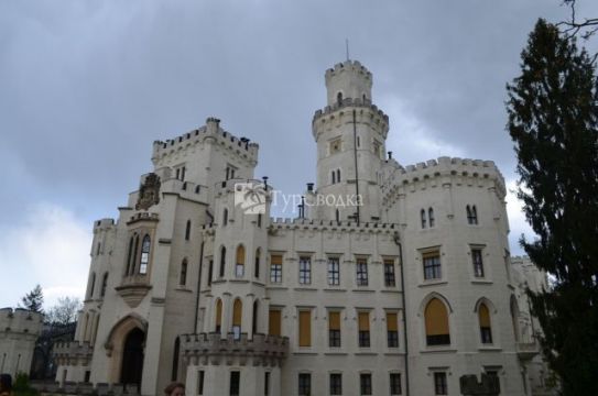 Замок Глубока в г. Глубока-над-Влтавой
