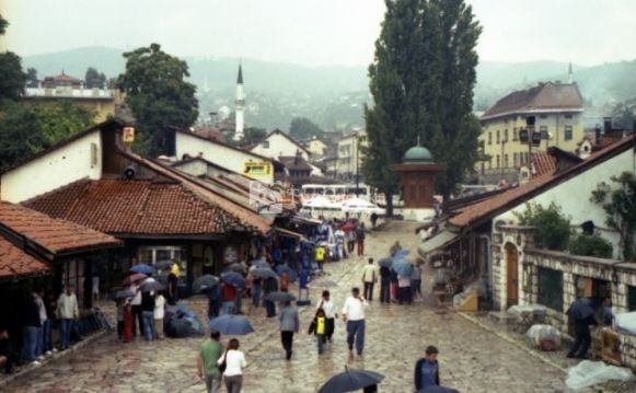 Площадь Башчаршия. Автор: Antonio Bonanno, Flickr.com