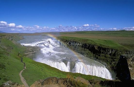 Водопад Гюдльфосс. Автор: Andreas Tille, commons.wikimedia.org