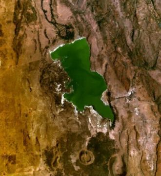Озеро Эльментейта (Элементайта). Автор: NASA, wikimedia.org