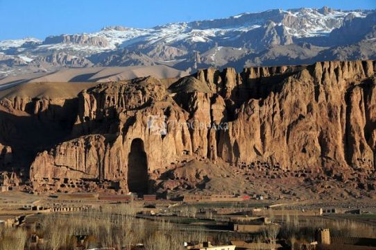 Бамианские статуи Будды. Автор: Afghanistan Matters , wikimedia.org