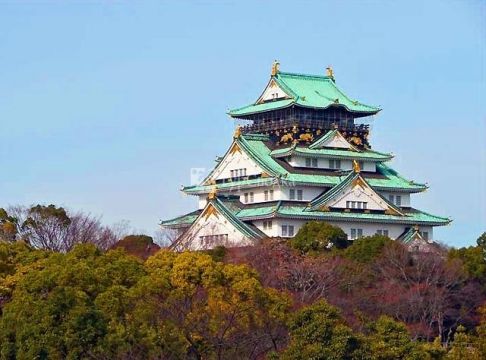 Замок Ozakajo в Осаке.