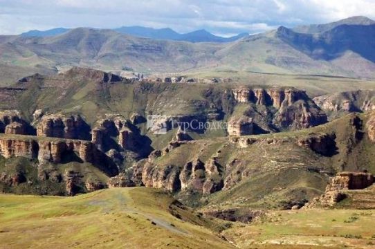 Ландшафт Лесото.