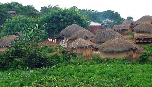 Типичная деревня  Малави.