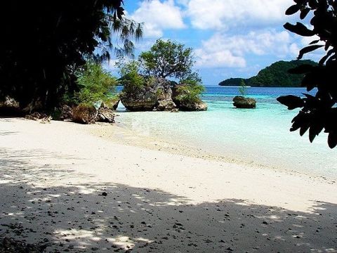 Пляж  Рок-острова.