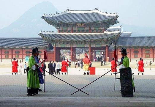 Дворц Gyeongbokgung.