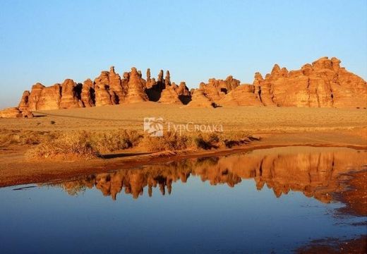 Ландшафт Саудовской Аравии.